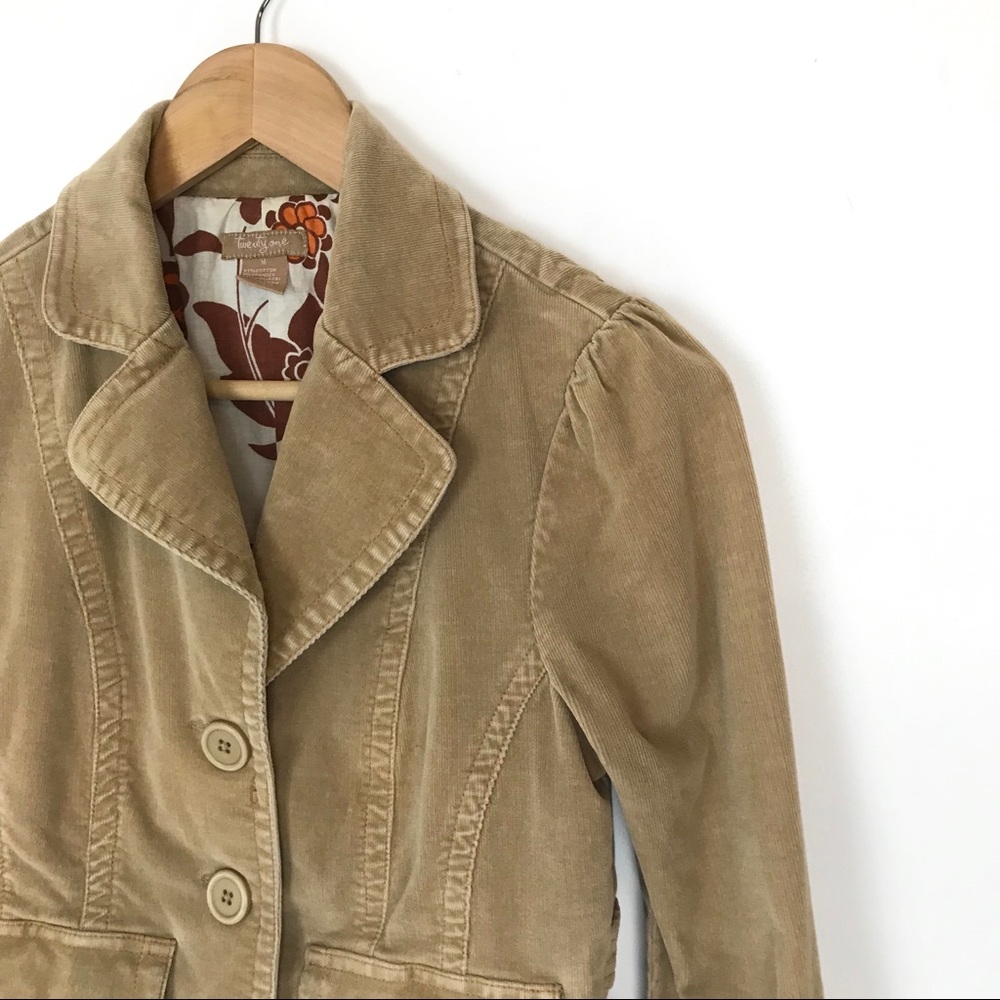 Forever 21 Corduroy Blazer Sz S - Picture 3 of 8